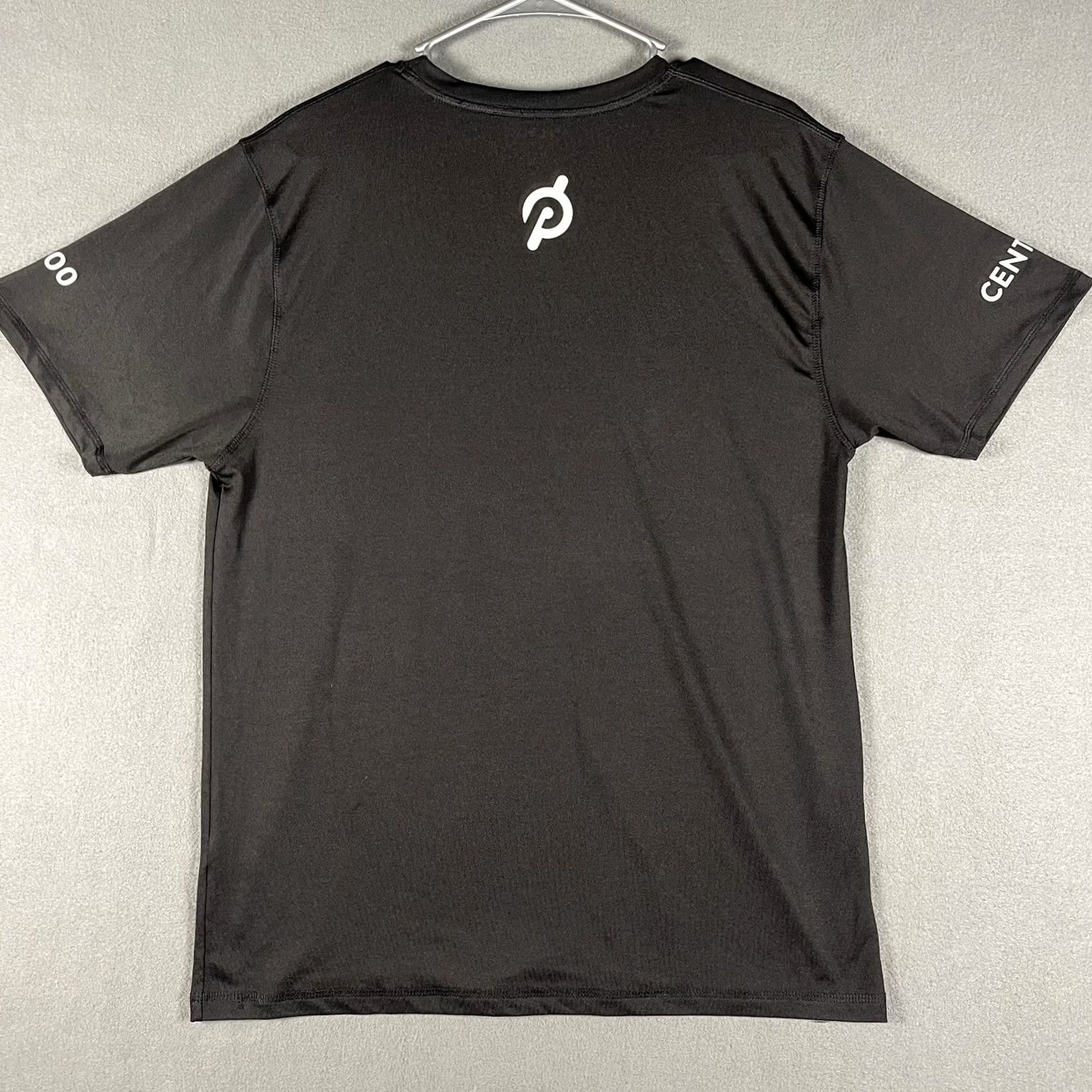 Spell Peloton T-Shirt Mens Large Black Logo Activewear Workout Gym Crew Neck Short Sleeve Pullover Regular Fit Cross Training Moisture Wicking Size US L / EU 52-54 / 3 - 2 Thumbnail