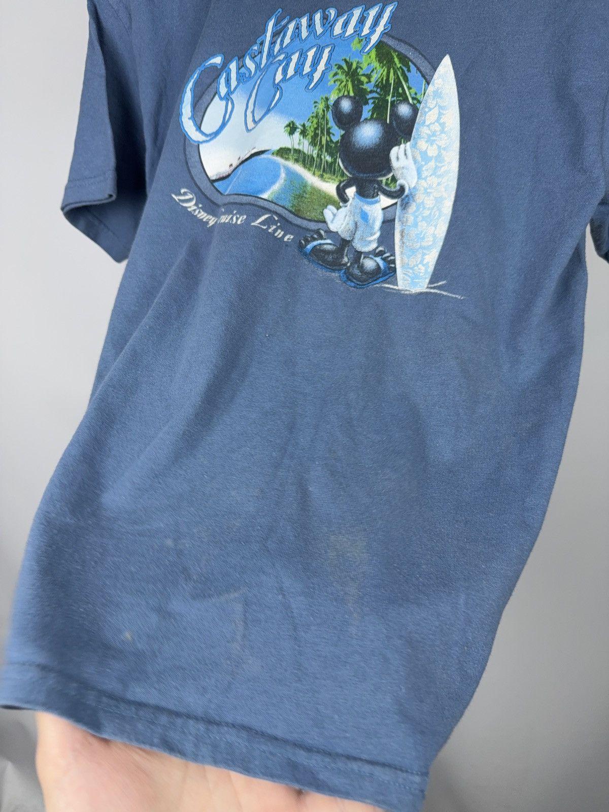 Disney Disney Castaway Cay Mickey Surf Y2K Cruise Tee Size US XS / EU 42 / 0 - 16 Thumbnail
