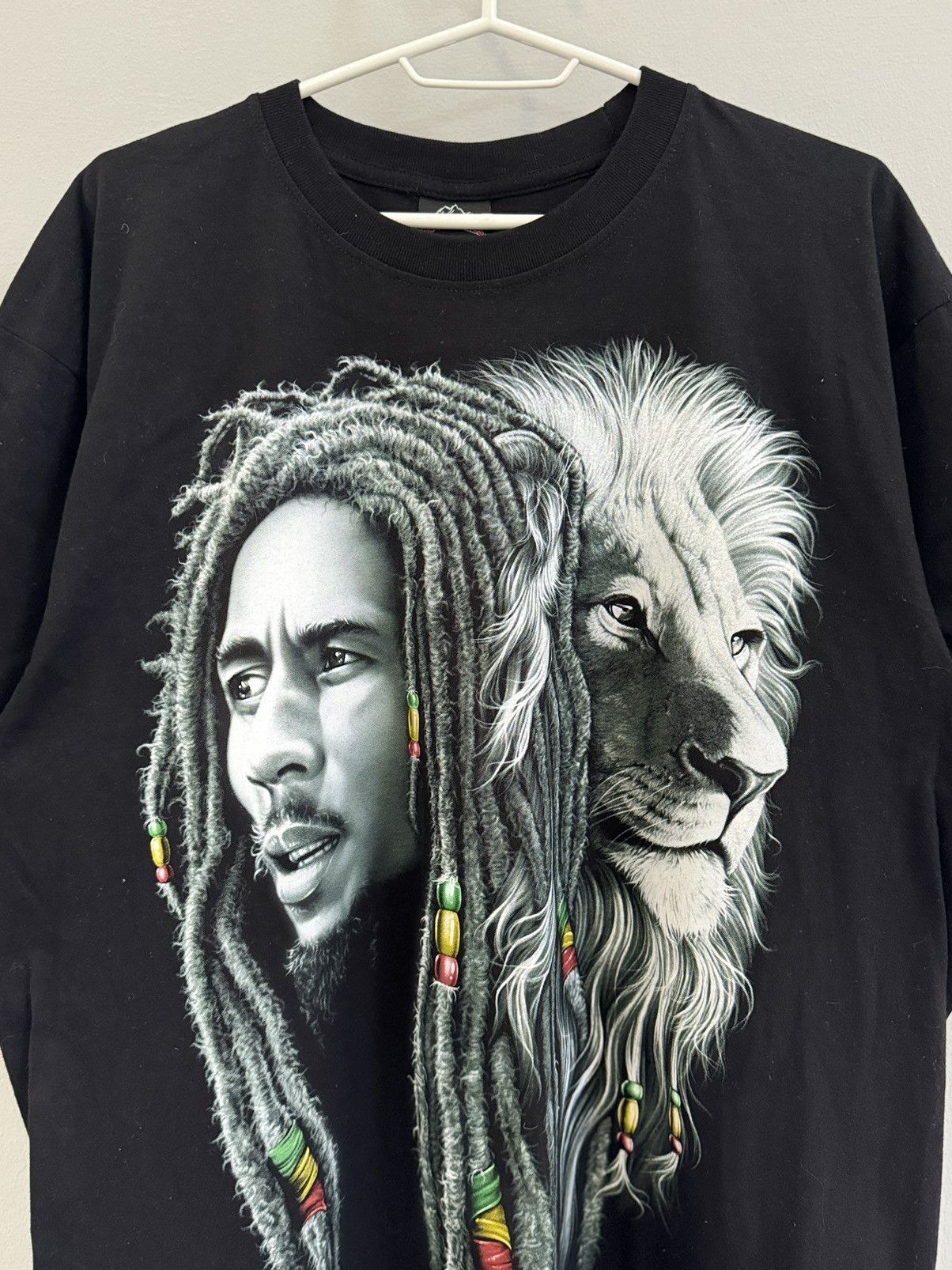 Band Tees × Bob Marley Vintage 2004 Bob Marley Lion Rasta Rap Tee Size US XL / EU 56 / 4 - 3 Thumbnail