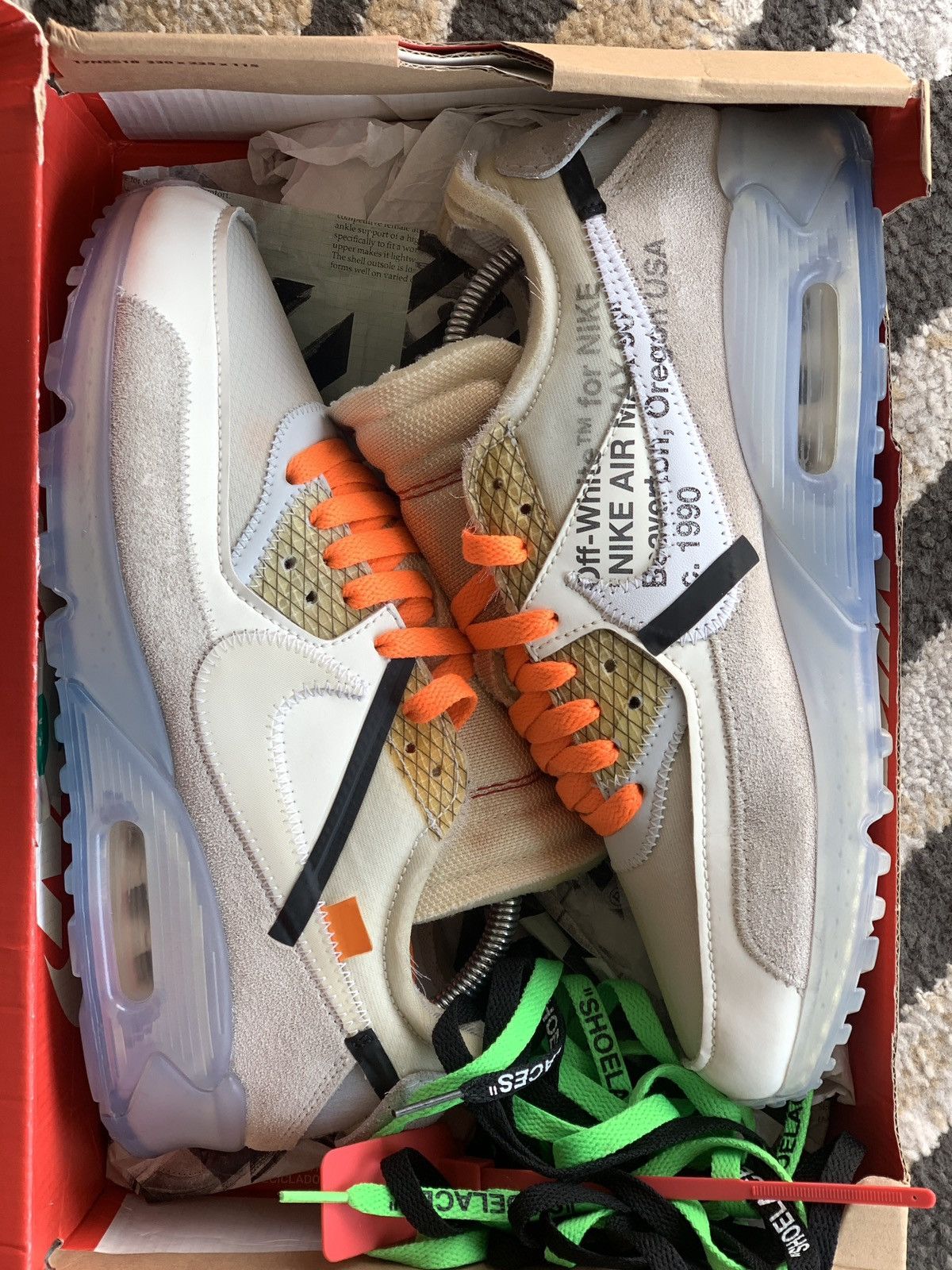 注目コラボ The Ten Off-White x Nike Air Max 97 25〜30㎝有 注目コラボ The Ten Off-White x Nike Air Max 97 25〜30㎝有