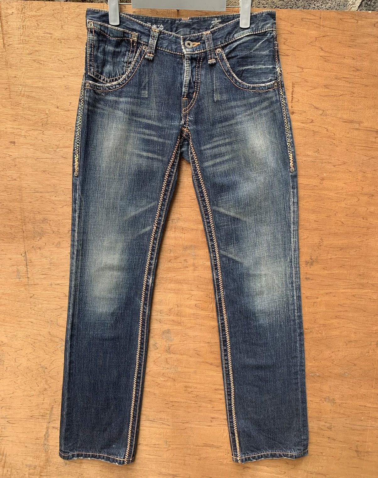 Vintage Keiji Itakura Japanese Designer Denim Pants Size US 30 / EU 46 - 3 Thumbnail