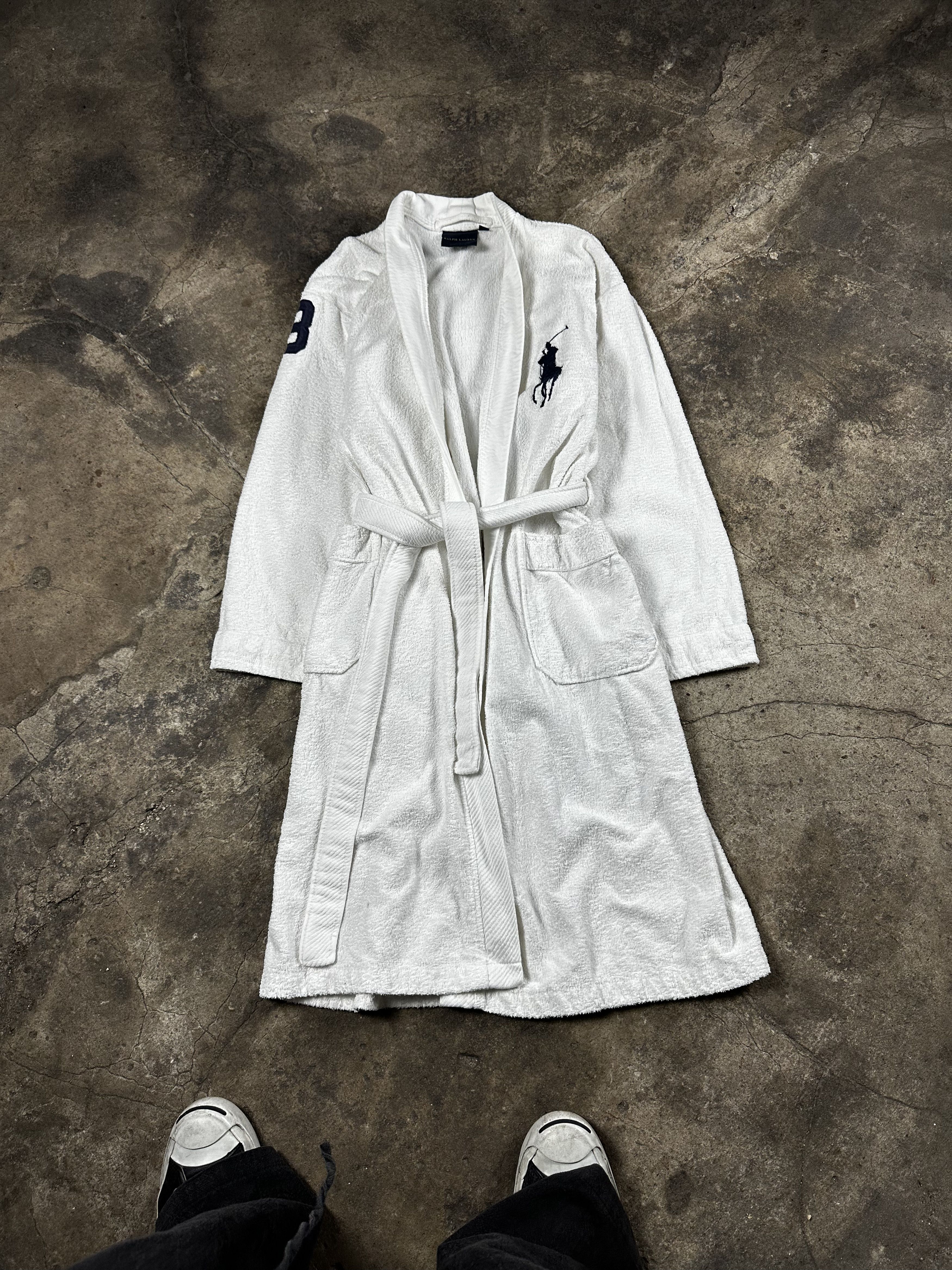 Ralph Lauren Vintage Ralph Lauren Chief Keef Style Patch Bathrobe Size US M / EU 48-50 / 2 - 1 Thumbnail