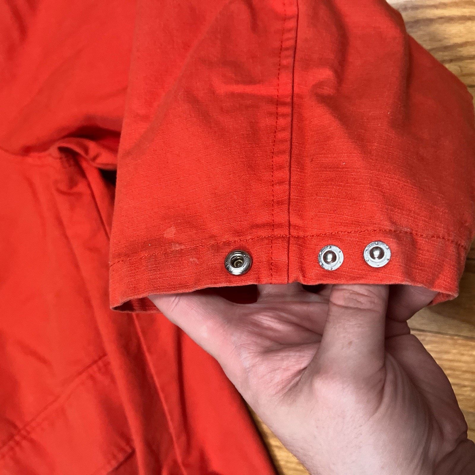 Levi's Levis Panhandle Men’s Trucker Jacket Zip Up Orange XL Size US XL / EU 56 / 4 - 10 Thumbnail