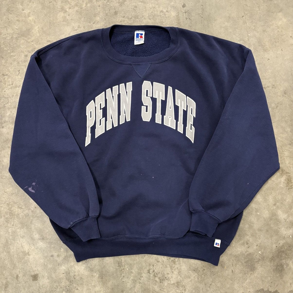 Russell Athletic × Vintage Vtg Russell Athletic Penn St Sweatshirt Mens 2XL Made in USA Size US XXL / EU 58 / 5 - 1 Thumbnail