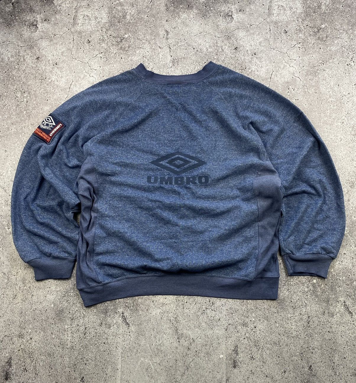 Umbro × Vintage VINTAGE UMBRO DISTRESSED BAGGY BOXY Y2K OVERSIZED SWEATSHIRT Size US L / EU 52-54 / 3 - 1 Thumbnail