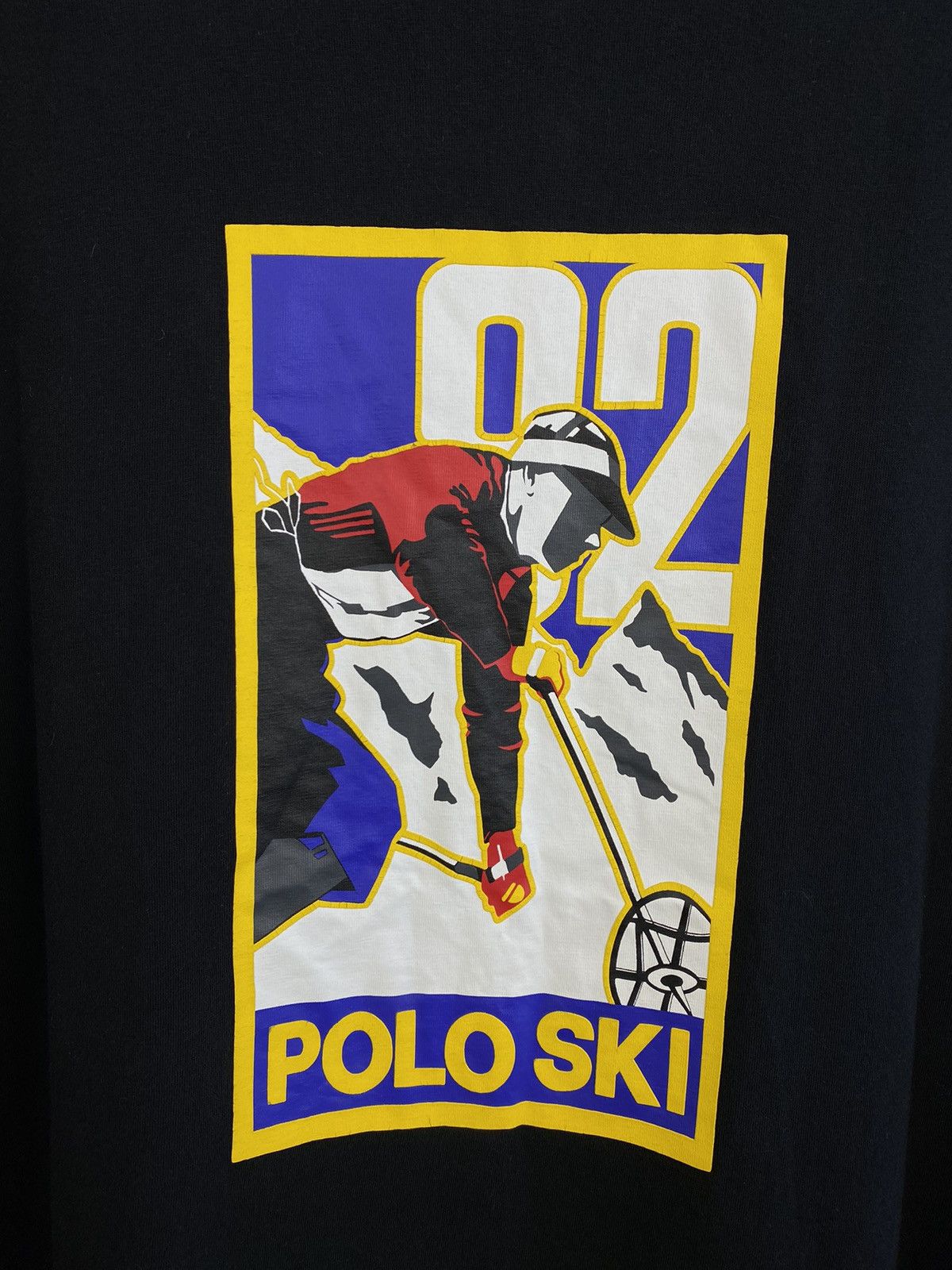 Ralph Lauren Vintage 90s Polo Ralph Lauren Polo Ski 92 Long Sleeve T-Shir Size US XL / EU 56 / 4 - 2 Thumbnail