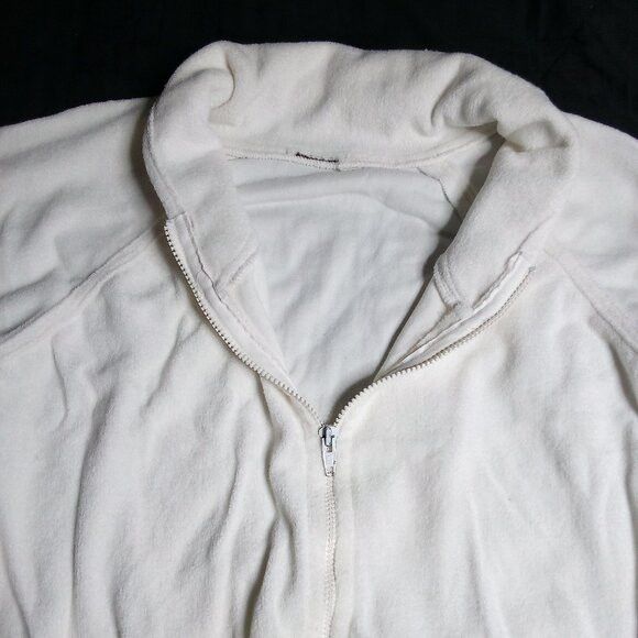 Other Vintage 60s Terry Cloth Zipper Shirt Top Short Sleeve Blouse Size M / US 6-8 / IT 42-44 - 1 Thumbnail