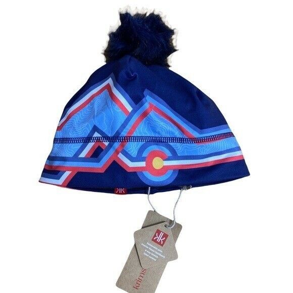 Designer NWT Krimson Klover Mile High HAT Beanie Colorado Removable P Size ONE SIZE - 7 Thumbnail
