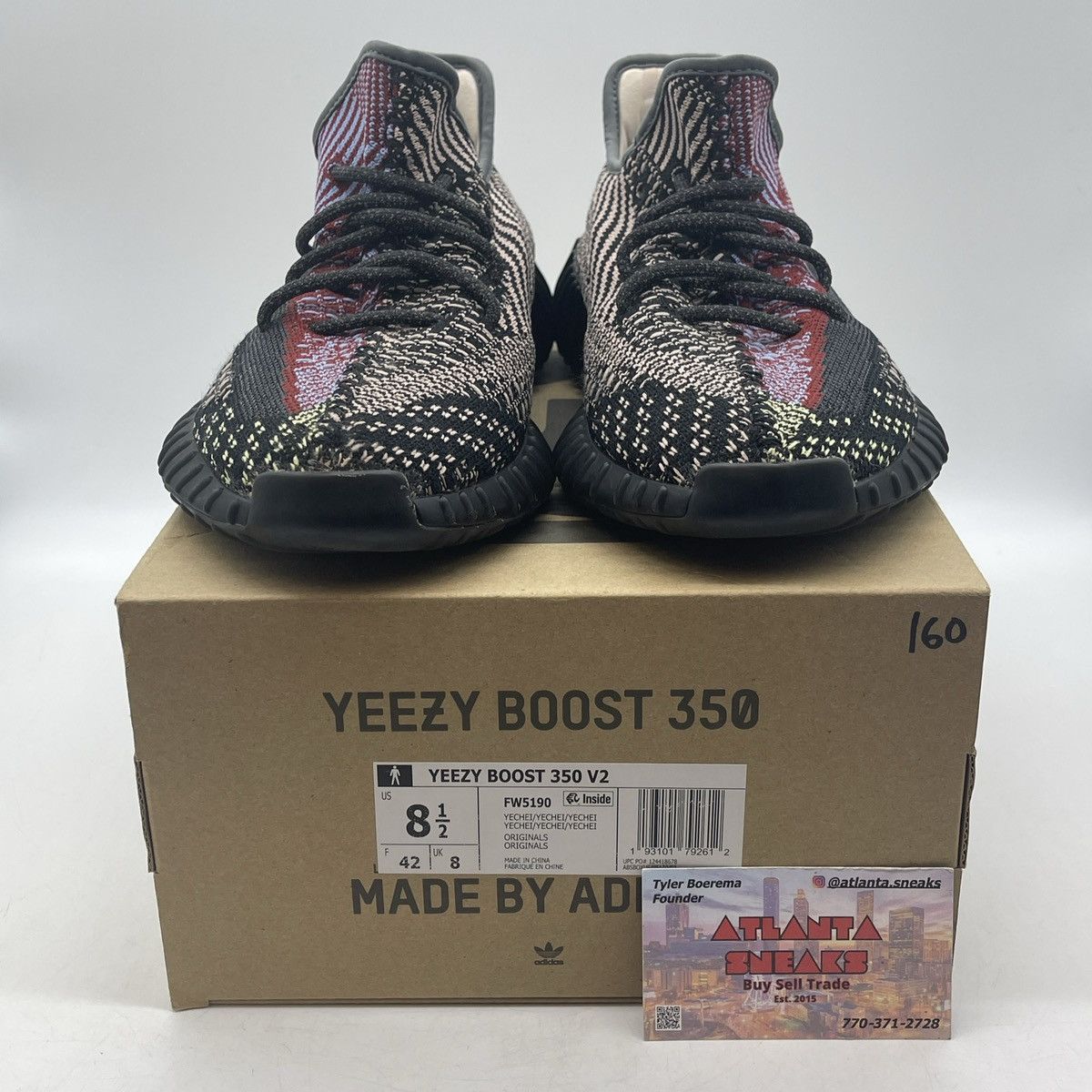 Adidas Yeezy boost 350 yecheil non reflective Size US 8.5 / EU 41-42 - 2 Thumbnail