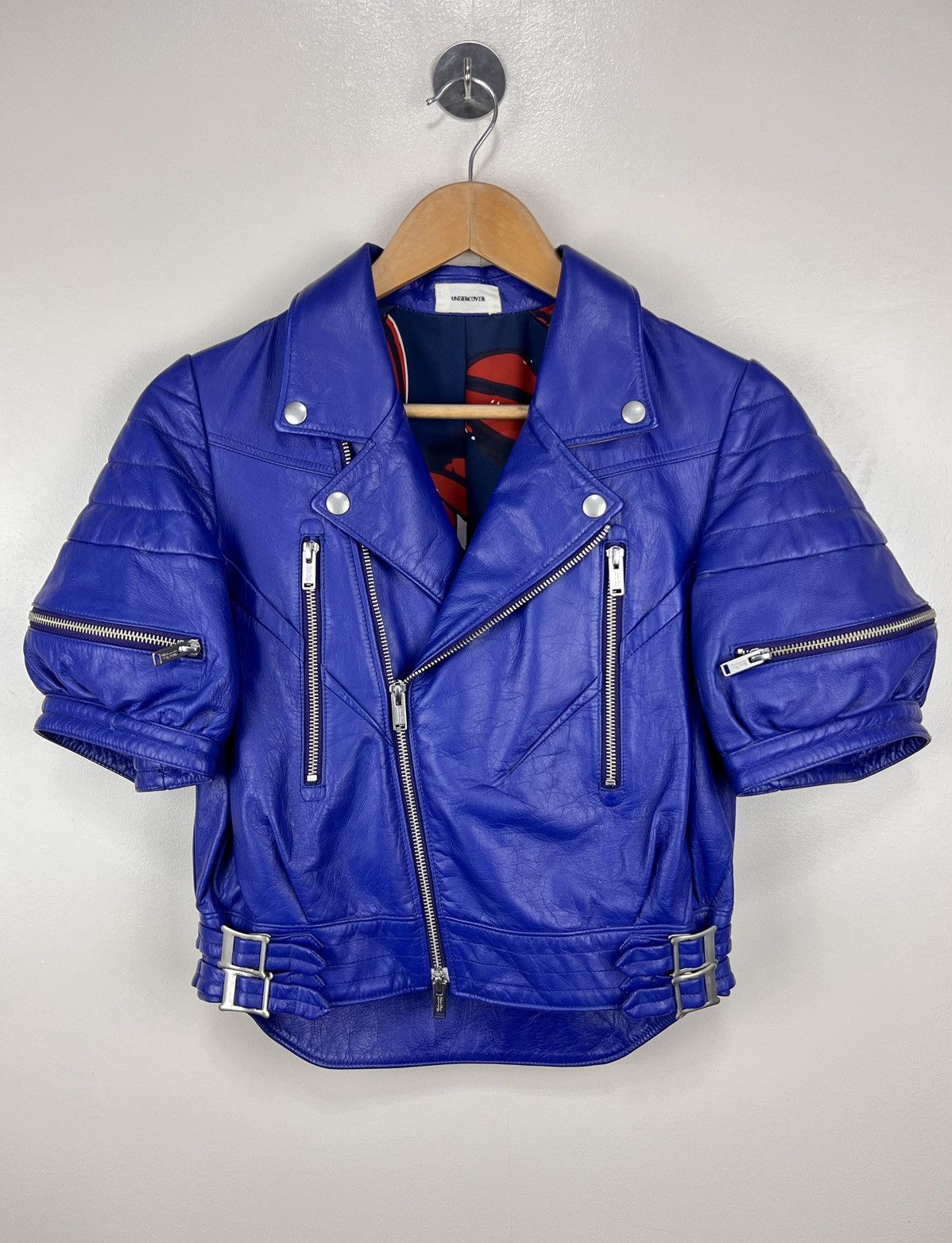 Undercover Ss13 UNDERCOVER LEATHER BIKER JACKET Size M / US 6-8 / IT 42-44 - 1 Thumbnail