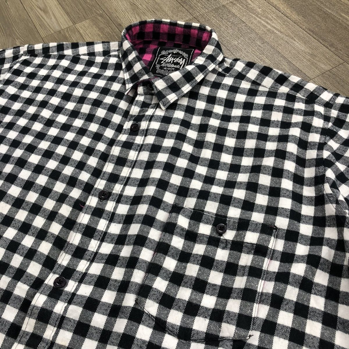 Stussy Vintage Stussy KidPlaid Flannel Shirt Bitch Skateboard Fuct Size US M / EU 48-50 / 2 - 3 Thumbnail