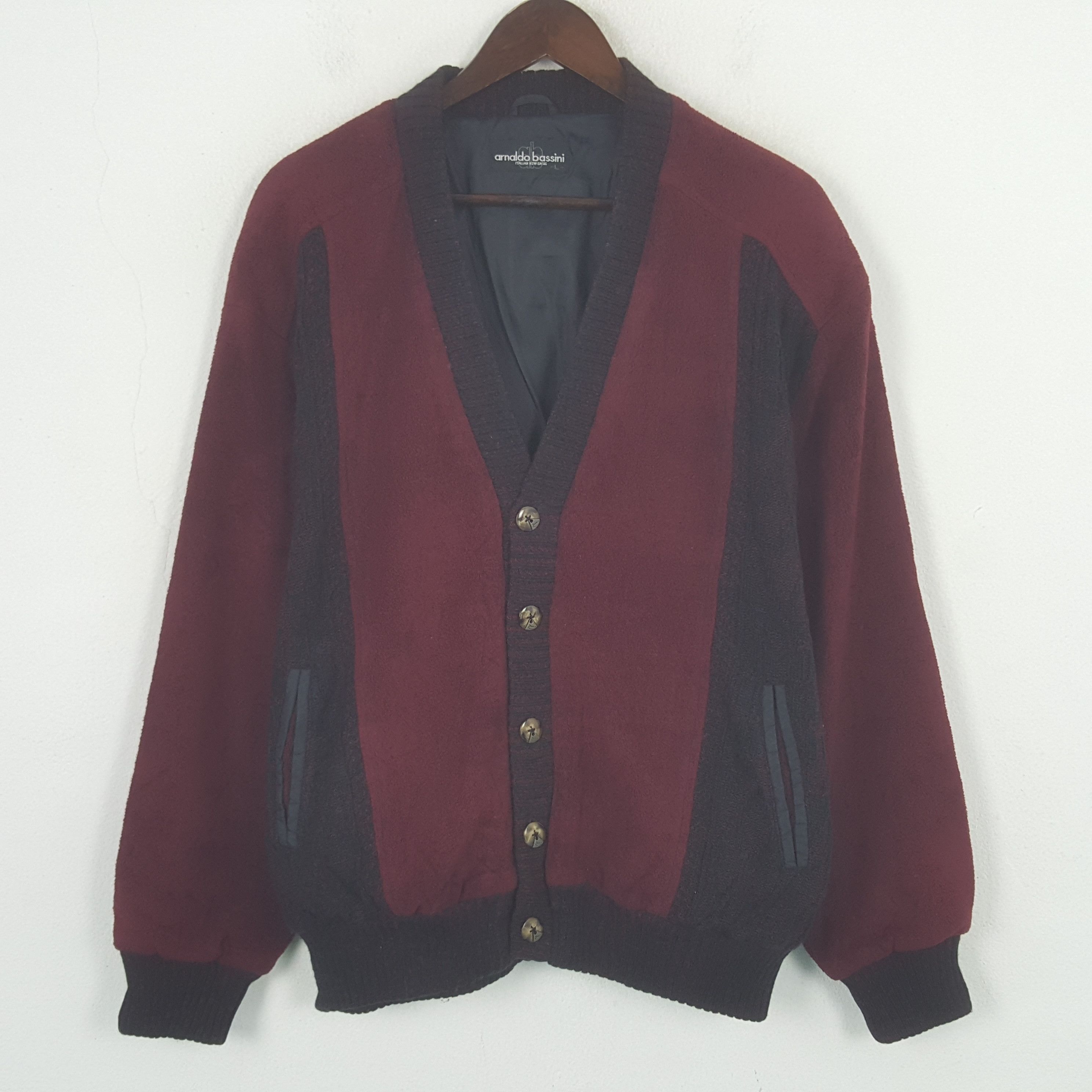 Other Vintage Arnaldo Designer Cardigan Jacket Size US L / EU 52-54 / 3 - 1 Thumbnail