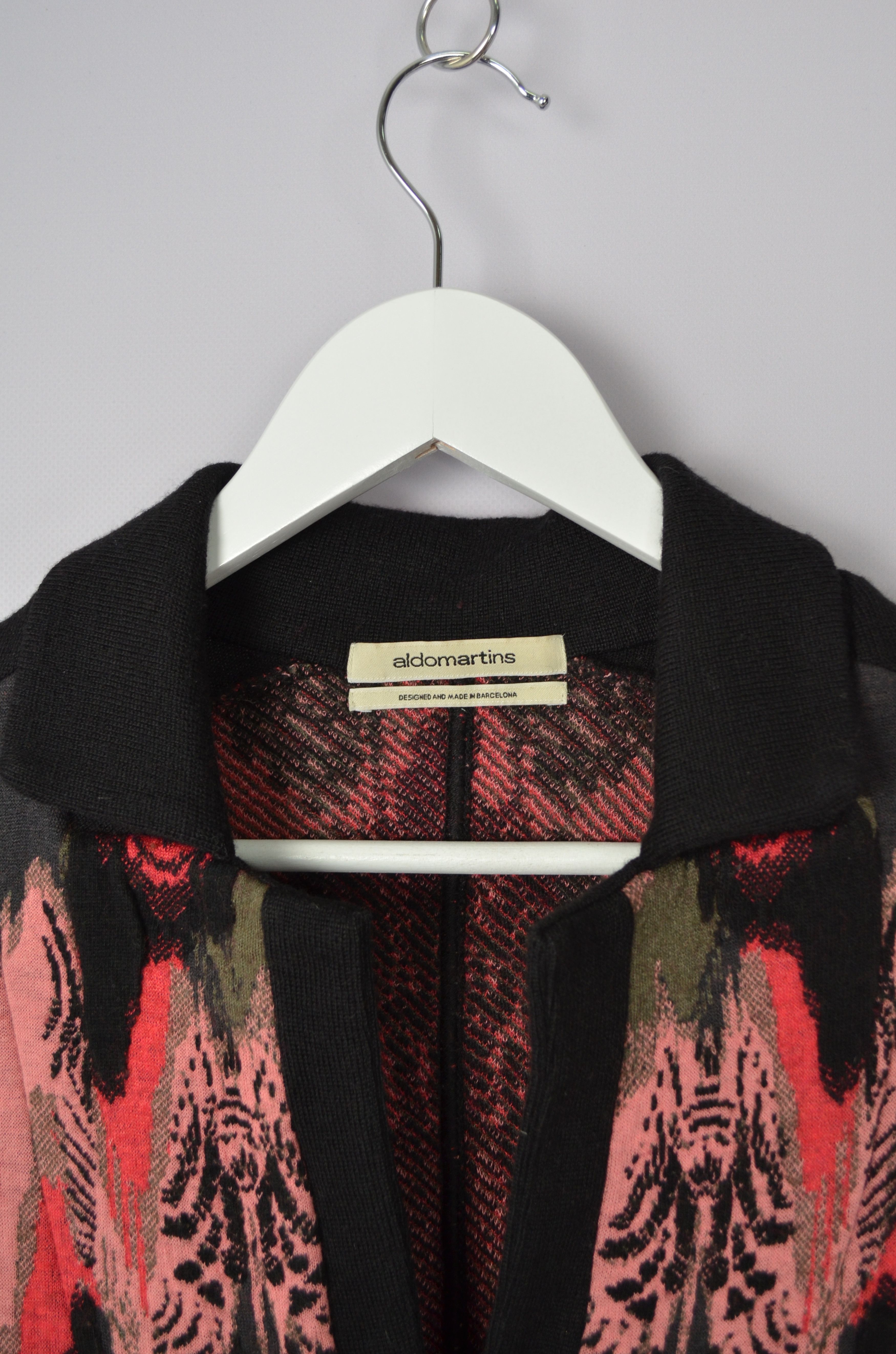 Aldo × Designer Aldomartins Multicolored Patterned Cardigan Sweater US4/UK8 Size S / US 4 / IT 40 - 4 Thumbnail