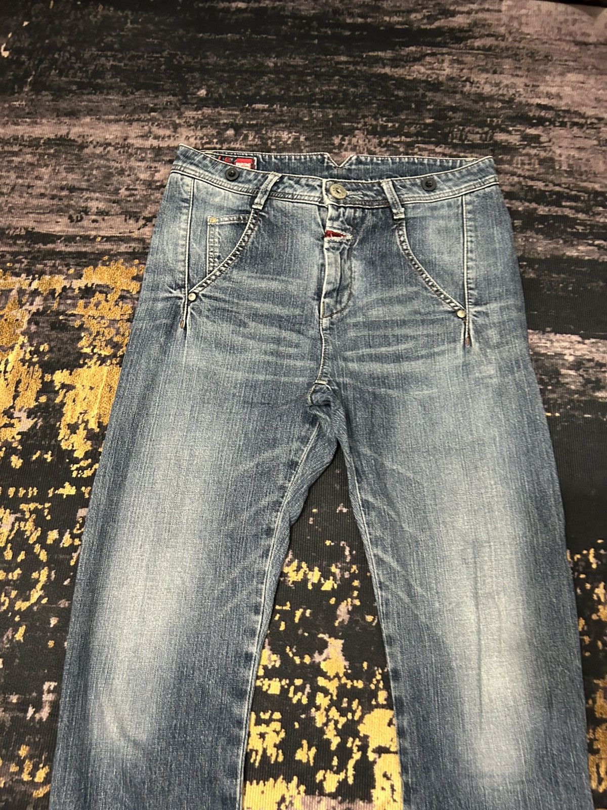 Marithe + Francois Girbaud Vintage Marithe Francois Girbaud washed Jeans Size US 32 / EU 48 - 3 Thumbnail