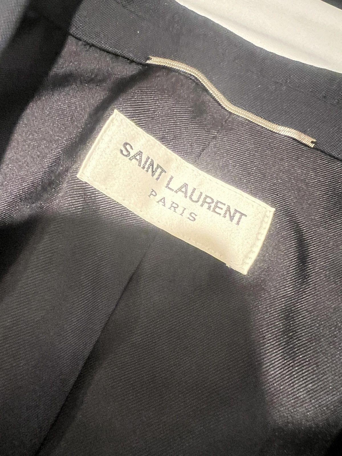 Saint Laurent Paris Saint Laurent Hedi Slimane tuxedo suit. 54/L. $3100 Size 44R - 2 Thumbnail