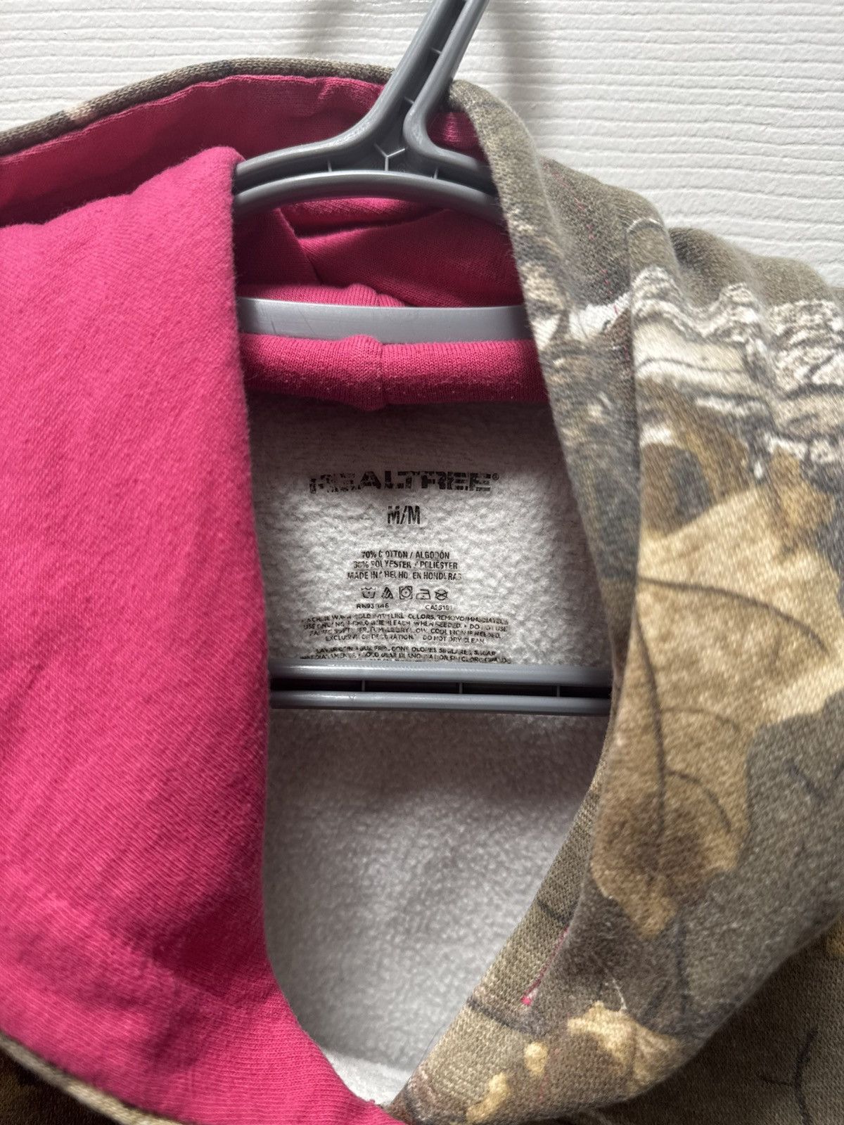 Realtree Realtree Real Tree Pink Hood Hoodie Pull Over Hunting Size US M / EU 48-50 / 2 - 3 Thumbnail