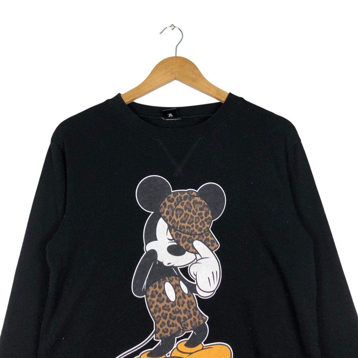 Japanese Brand × Mickey Mouse Rare Mickey Mouse Number NINE style Sweatshirt Small Size US M / EU 48-50 / 2 - 2 Thumbnail