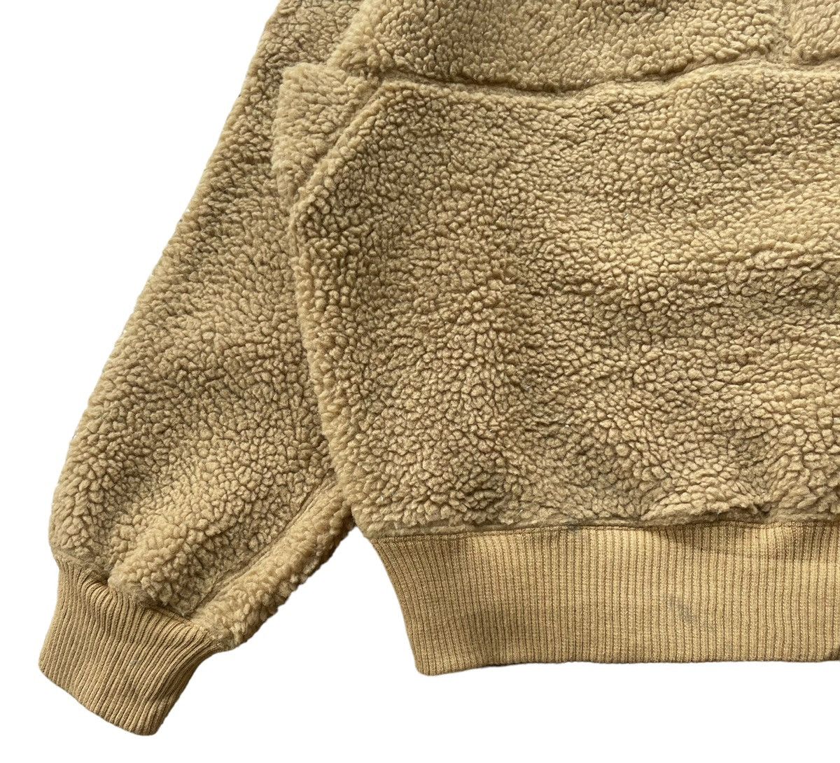 Lemaire × Uniqlo Vintage Lemaire X Uniqlo Sherpa Fleece Turtleneck Jacket Size US L / EU 52-54 / 3 - 13 Thumbnail
