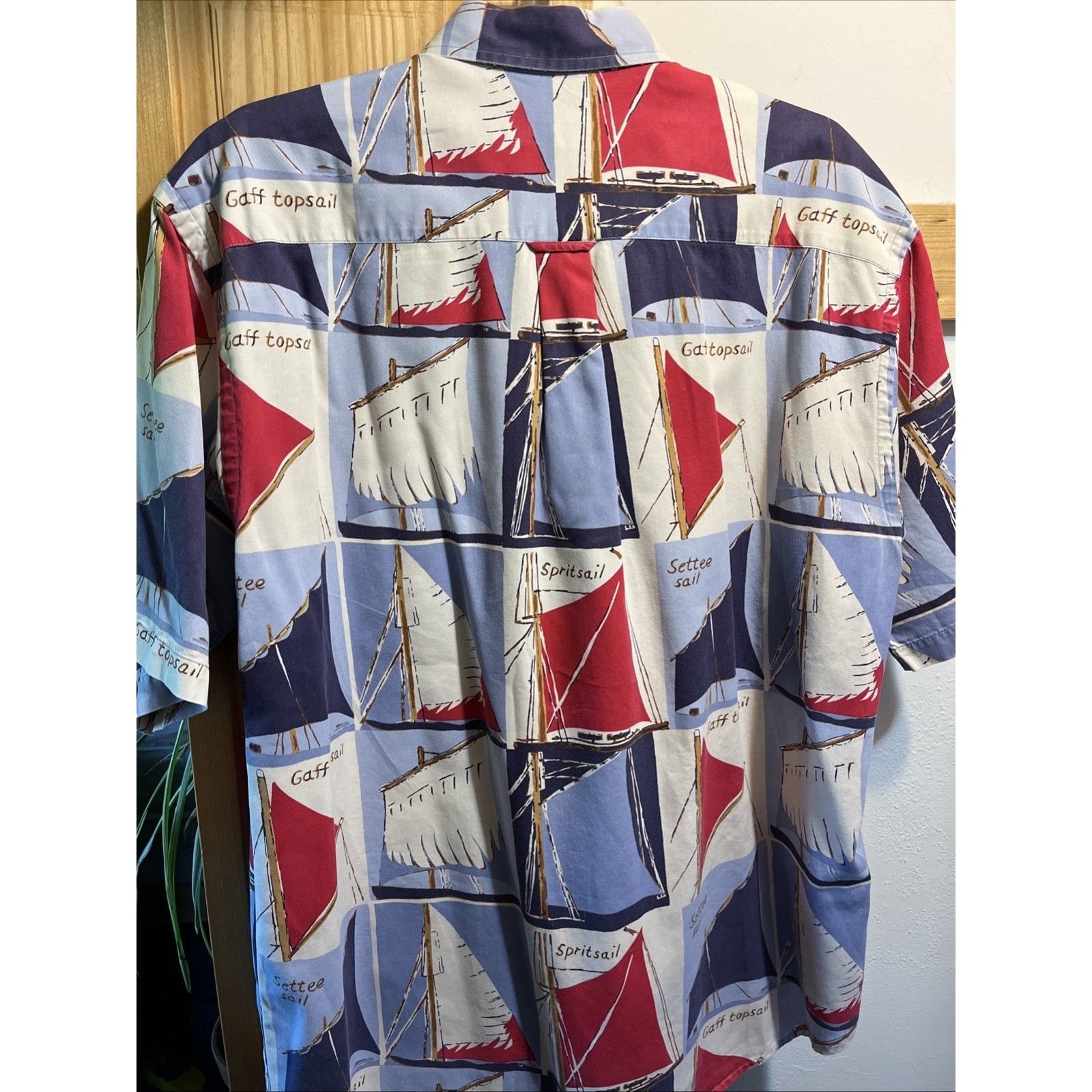 Nautica Nautica Vintage Shirt Mens M Sailboat Button Up Short Sleeve Size US M / EU 48-50 / 2 - 5 Thumbnail