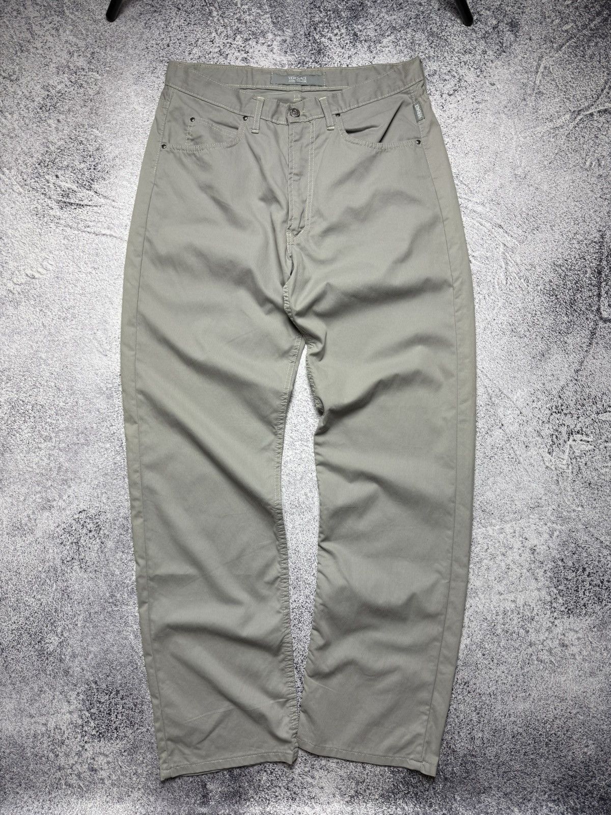 Versace Vintage 90s Versace Pants Rare Luxury Designer Chino Style Size US 34 / EU 50 - 9 Thumbnail