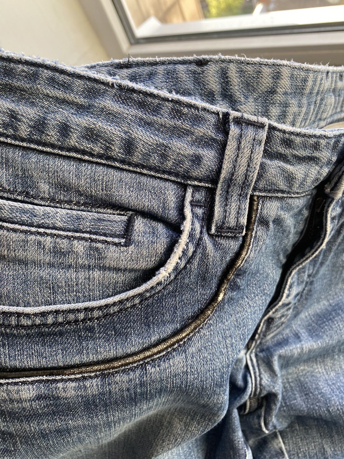 Versace 🔥Versace Luxury mens distressed jeans straight 32 designer Size US 32 / EU 48 - 25 Thumbnail