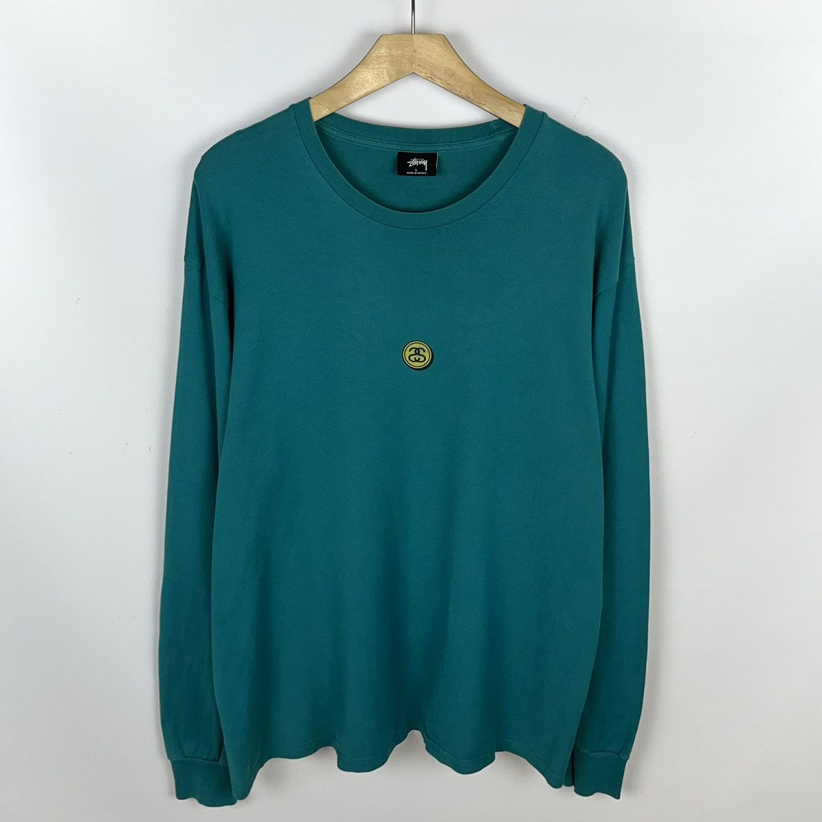 Stussy Vintage Stussy centre logo rare longsleeve 90’s Size US L / EU 52-54 / 3 - 1 Thumbnail