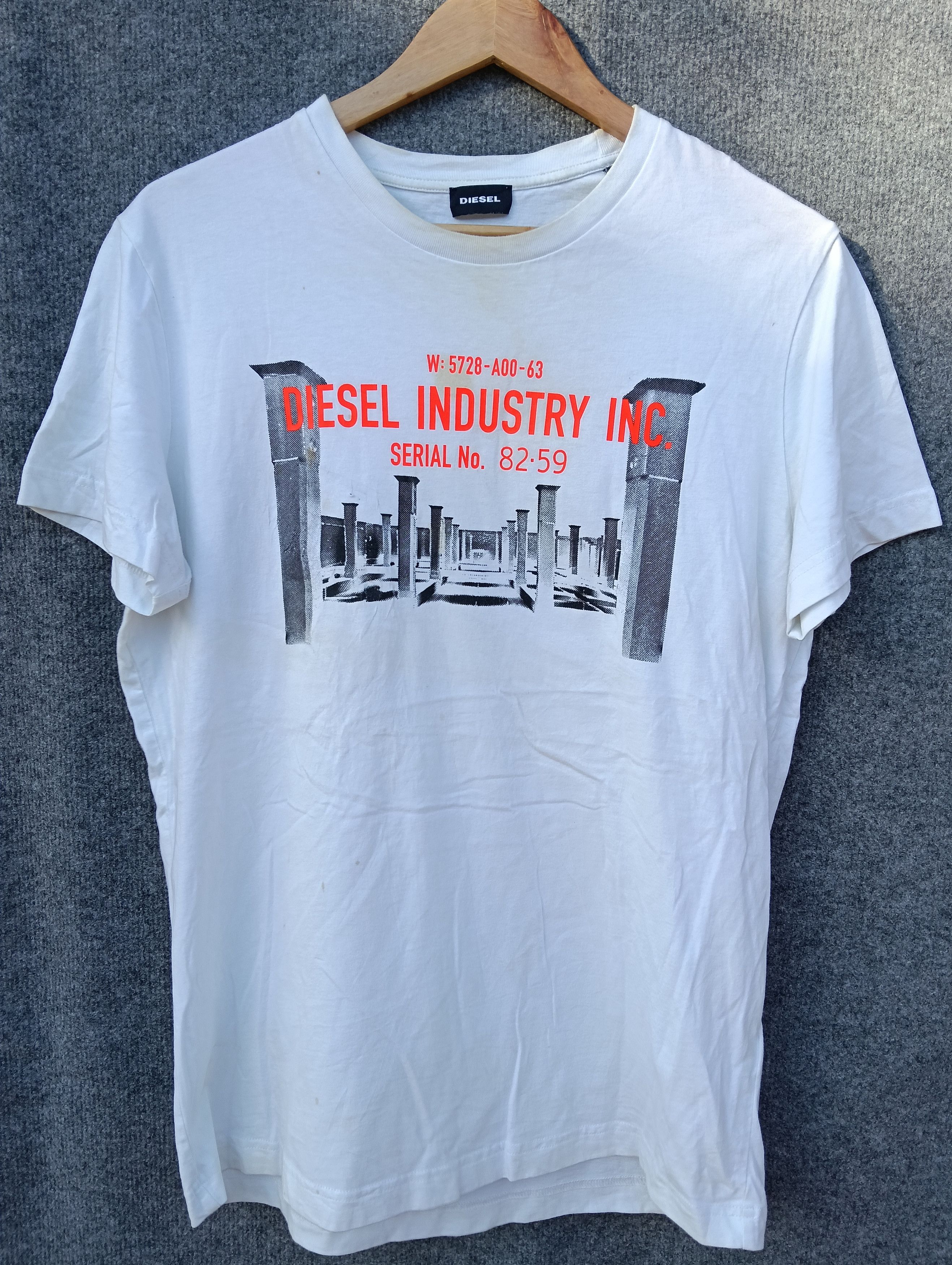 Diesel White t-shirts Diesel Industrial inc. Size US M / EU 48-50 / 2 - 1 Thumbnail