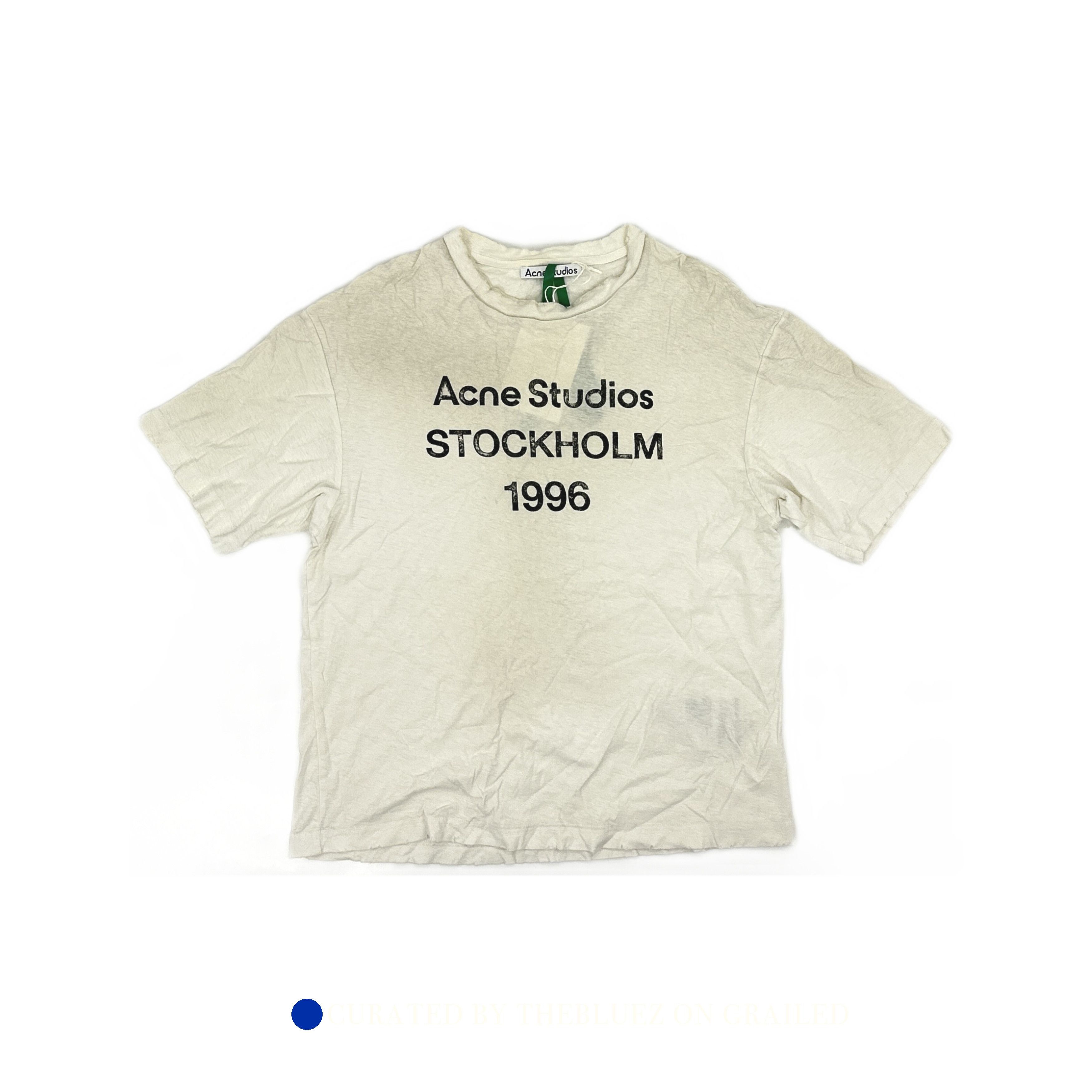 Acne Studios Minimalist Logo Tee in Crisp White Size US XXS / EU 40 - 1 Thumbnail