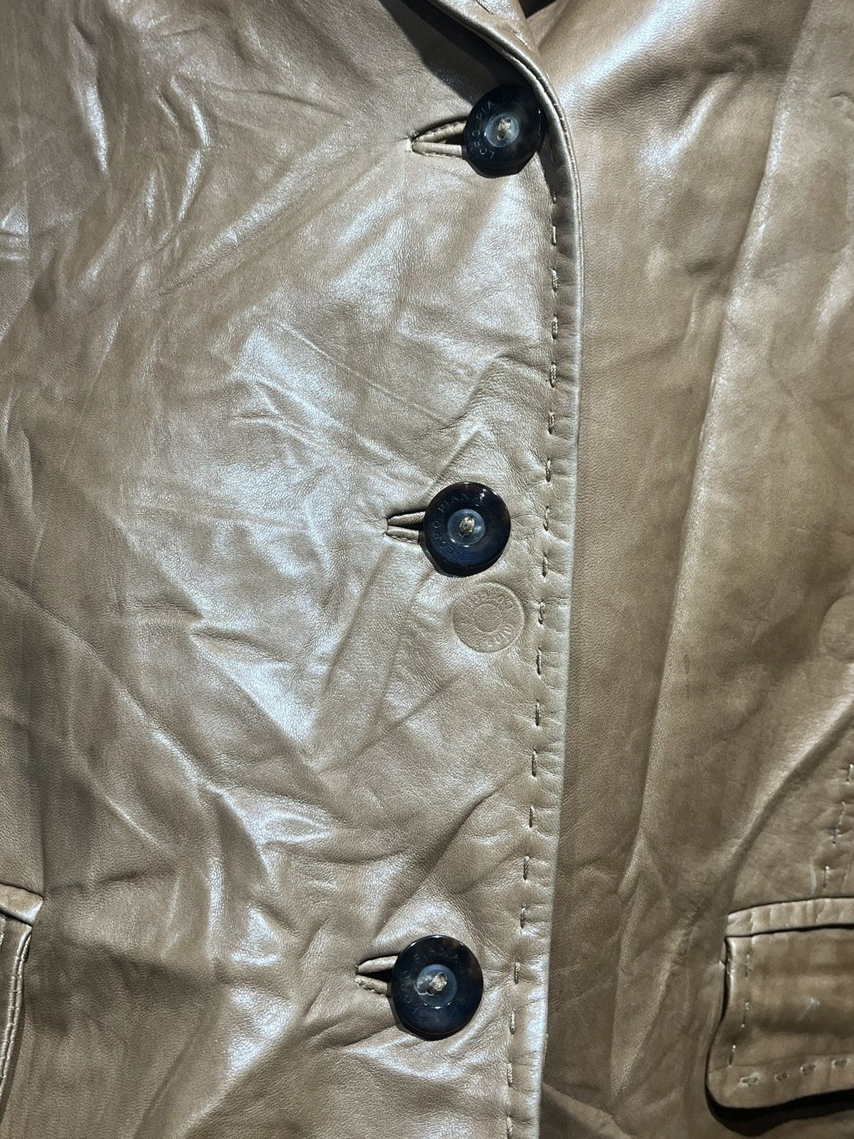 Loro Piana Vintage Loro Piana leather jacket Size M / US 6-8 / IT 42-44 - 4 Thumbnail