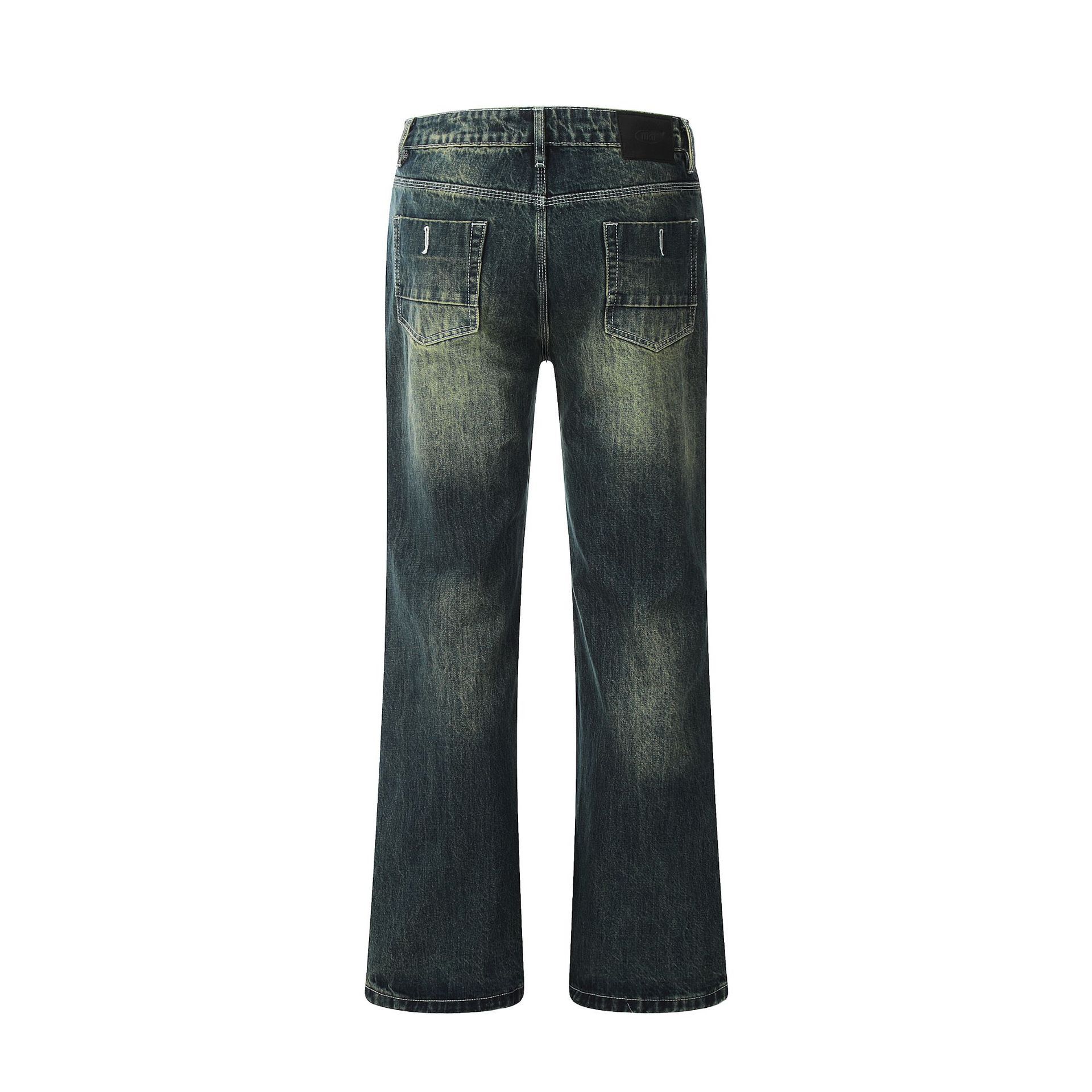 Japanese Brand American retro distressed loose straight bootcut jeans Size US 32 / EU 48 - 2 Thumbnail