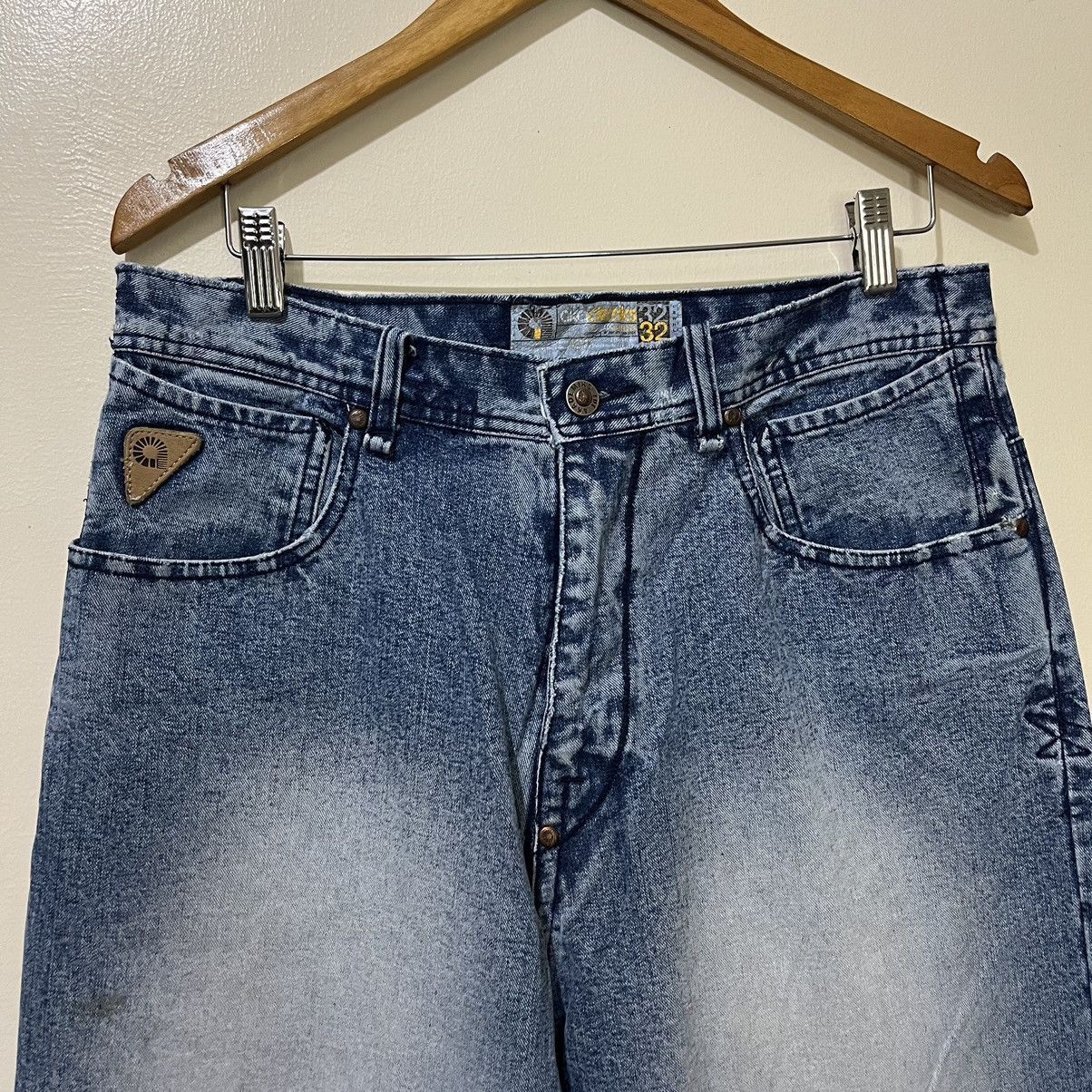 Akademiks 2000's Akademiks Hiphop Baggy Denim Pants Size US 33 - 2 Thumbnail