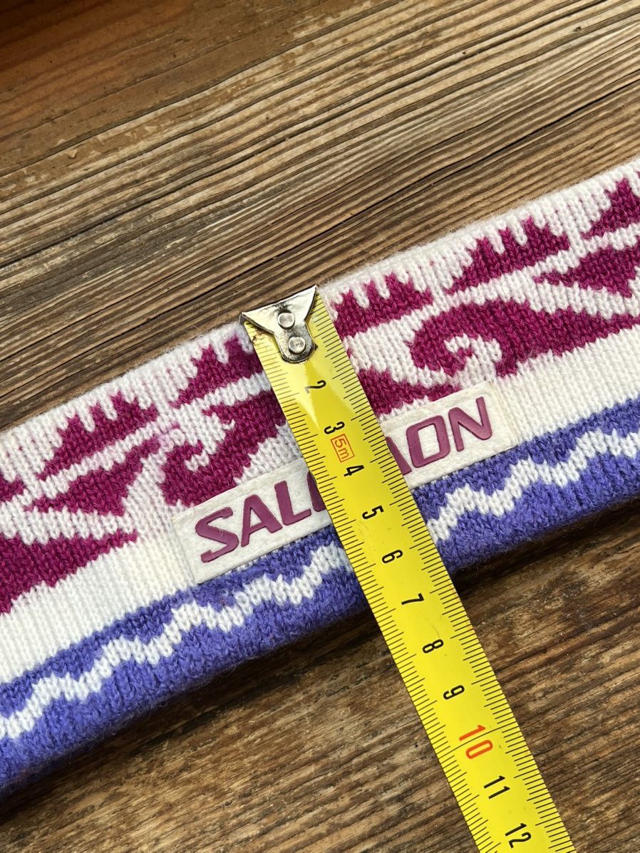 Salomon × Vintage Vintage Salomon Logo Headband Y2K Gorpcore Style Size ONE SIZE - 8 Thumbnail