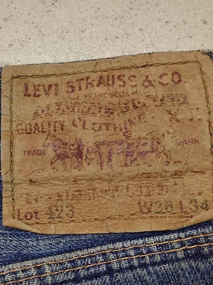Levi's × Levi's Vintage Clothing VINTAGE 70’s LEVIS BIG E SELVEDGE BAGGY JEANS Size US 37 - 7 Thumbnail