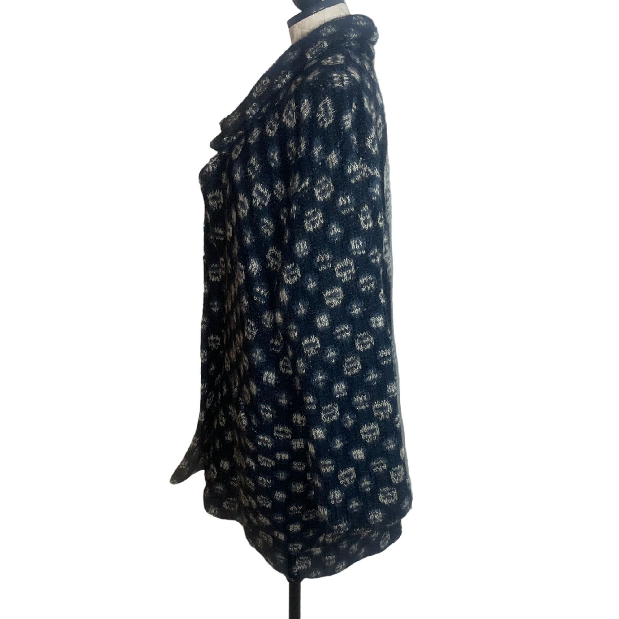Vintage Biba Vintage Womens Sweater Coat Size 40 Blue Size S / US 4 / IT 40 - 3 Thumbnail