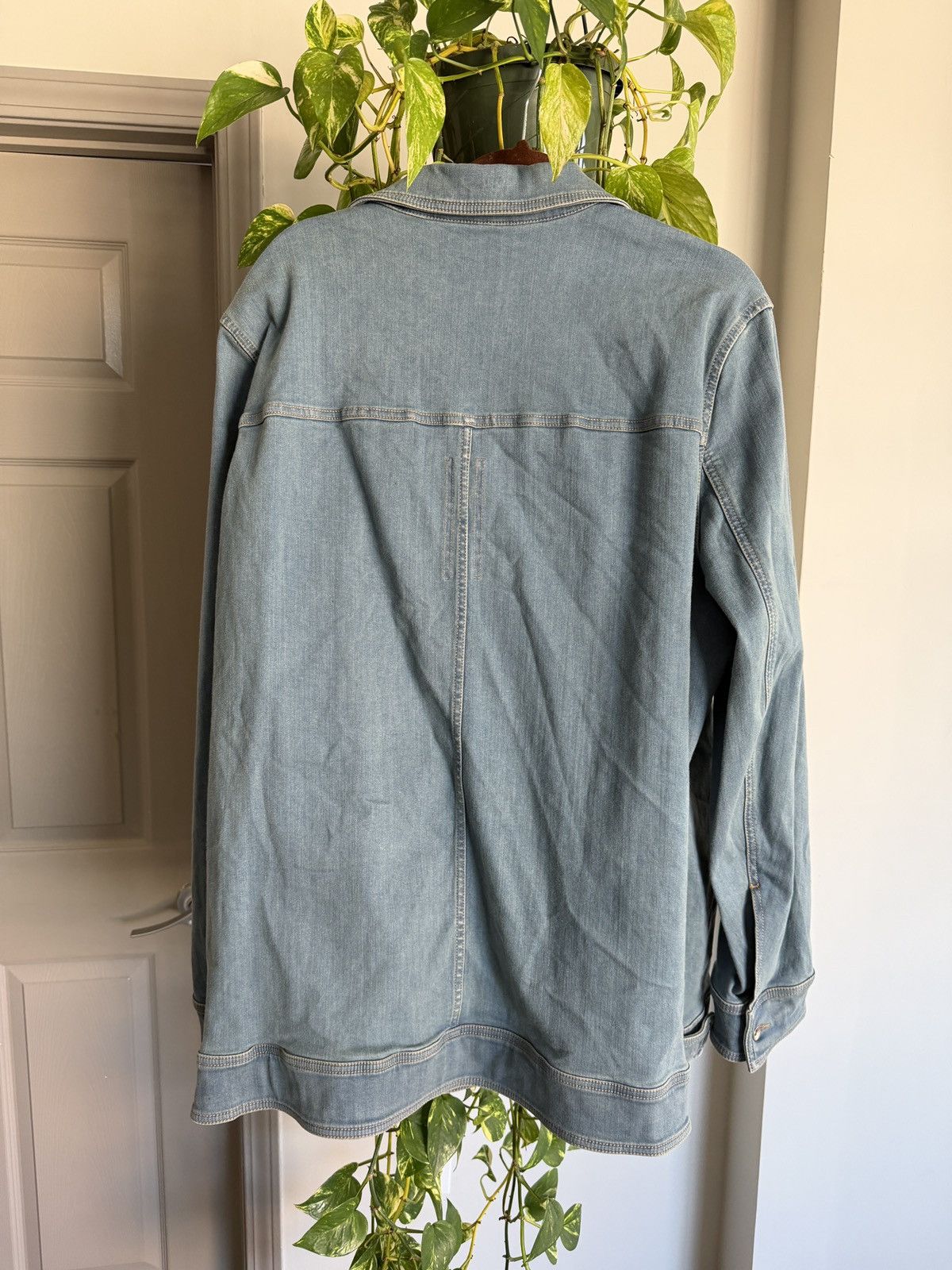 Rick Owens Rick Owens DRKSHDW Jumbo Worker Stretch Denim Jacket Size US L / EU 52-54 / 3 - 2 Thumbnail