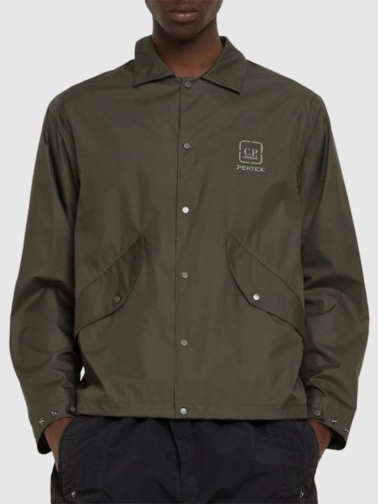 C.P. Company o1lsvrm0425 Metropolis Pertex Overshirt in Green Size US M / EU 48-50 / 2 - 6 Thumbnail