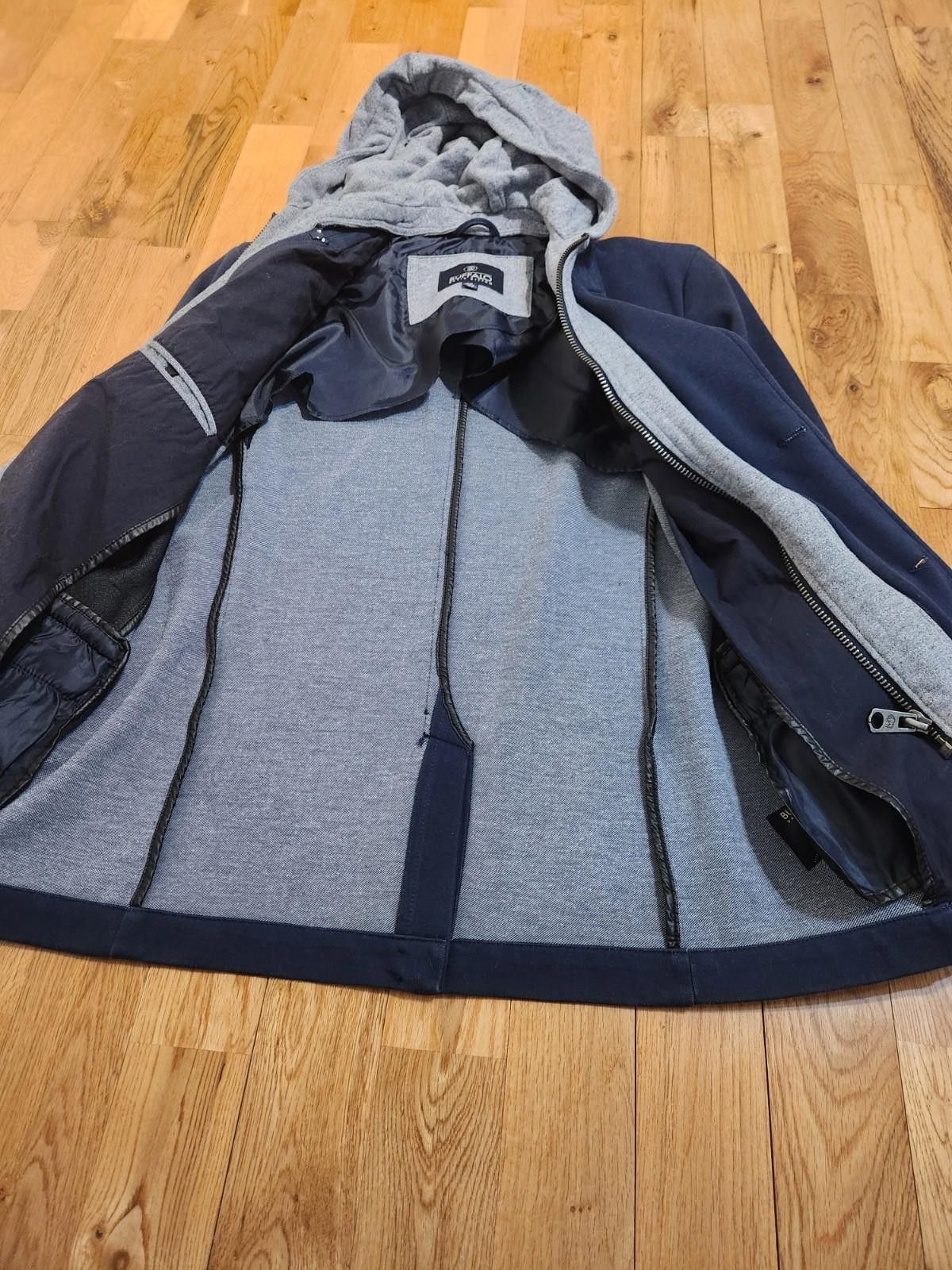 Buffalo David Bitton Buffalo David Bitton Blazer With Detachable Hoodie Navy L Size US L / EU 52-54 / 3 - 4 Thumbnail