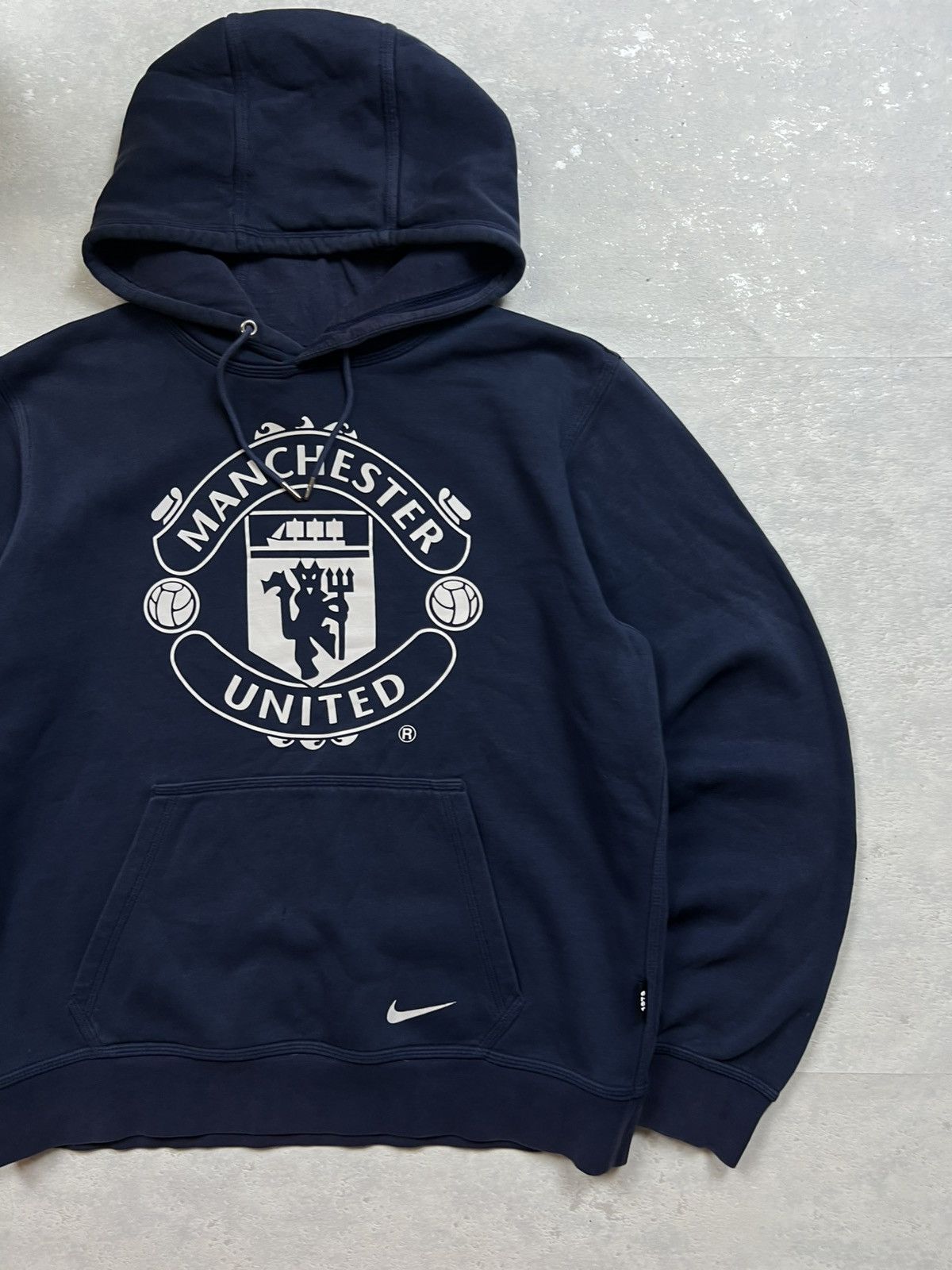 Nike 00s Nike Manchester United Vintage Y2K Oversized Hoodie Size US M / EU 48-50 / 2 - 3 Thumbnail
