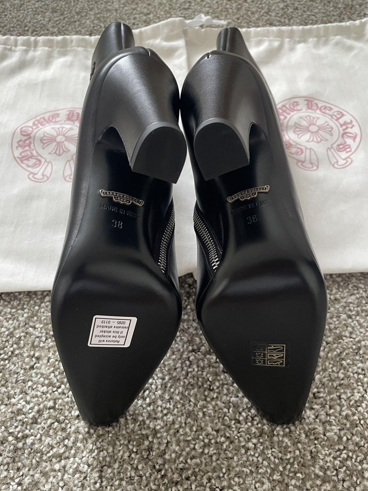 Chrome Hearts Chrome Hearts Sugar Jones High Heel Mid Boots Size US 8 / IT 38 - 8 Thumbnail