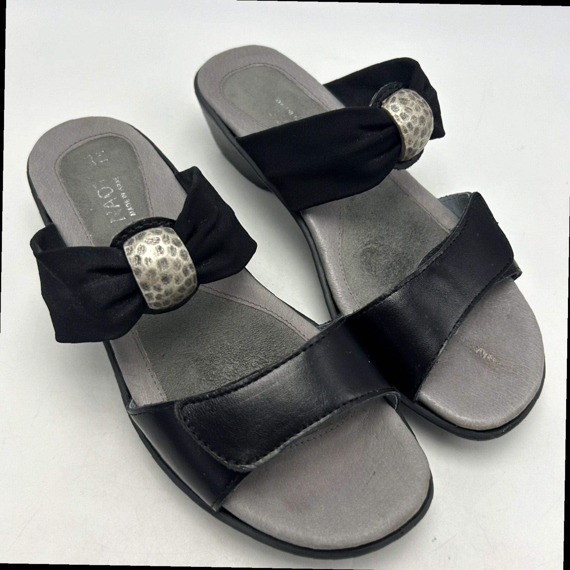 Vintage Naot Black Adjustable Wedge Sandals for Women Featuring Pinotage Style and 2 Inch Heel in Size 36 for 5 to 5.5 Feet Grailed