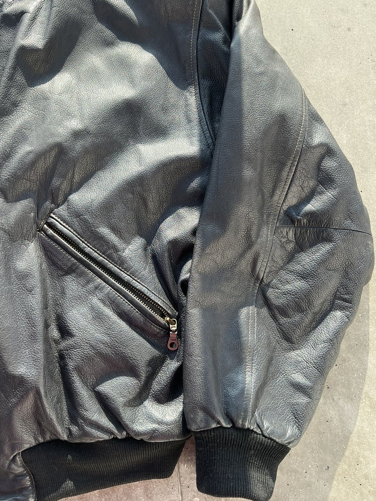 Joop! × Vintage Vintage JOOP leather bomber jacket rare Size US L / EU 52-54 / 3 - 5 Thumbnail