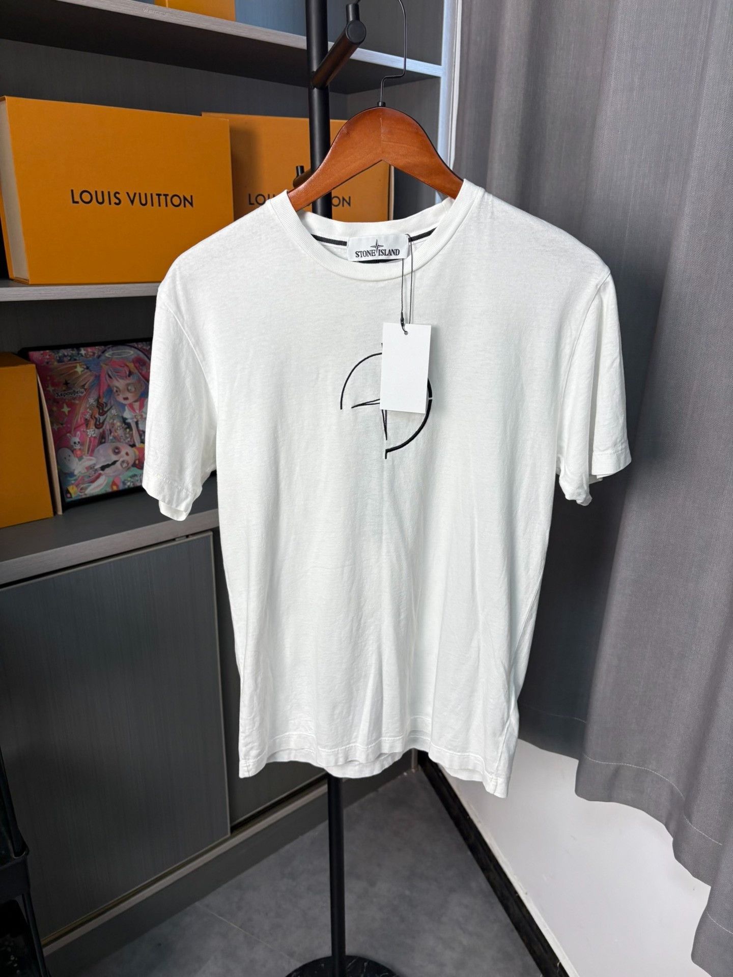 Stone Island Stone Island White T-Shirt M Men Size US M / EU 48-50 / 2 - 1 Thumbnail