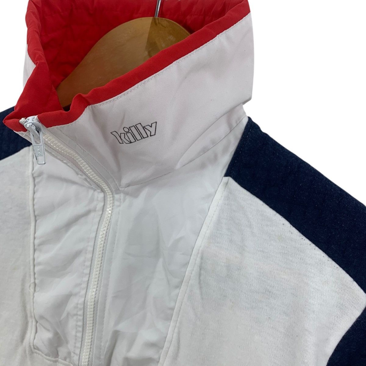 Asics Vintage 90s ASICS KILLY JAPAN Half Zipper Sweater Tee Shirt Size XXS / US 00 / IT 34 - 6 Thumbnail