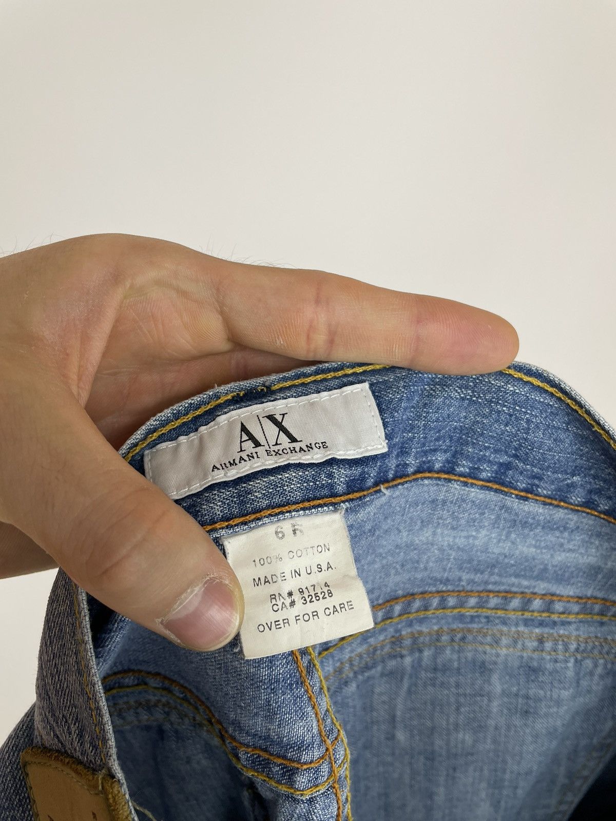 Armani Exchange Armani Axchange Flared Jeans Womens size 6 R Size 28" / US 6 / IT 42 - 11 Thumbnail