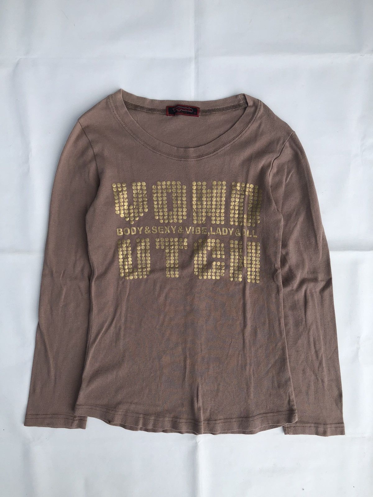 Japanese Vondutch LongSleeve Body Sexy Vibe Lady All Tee