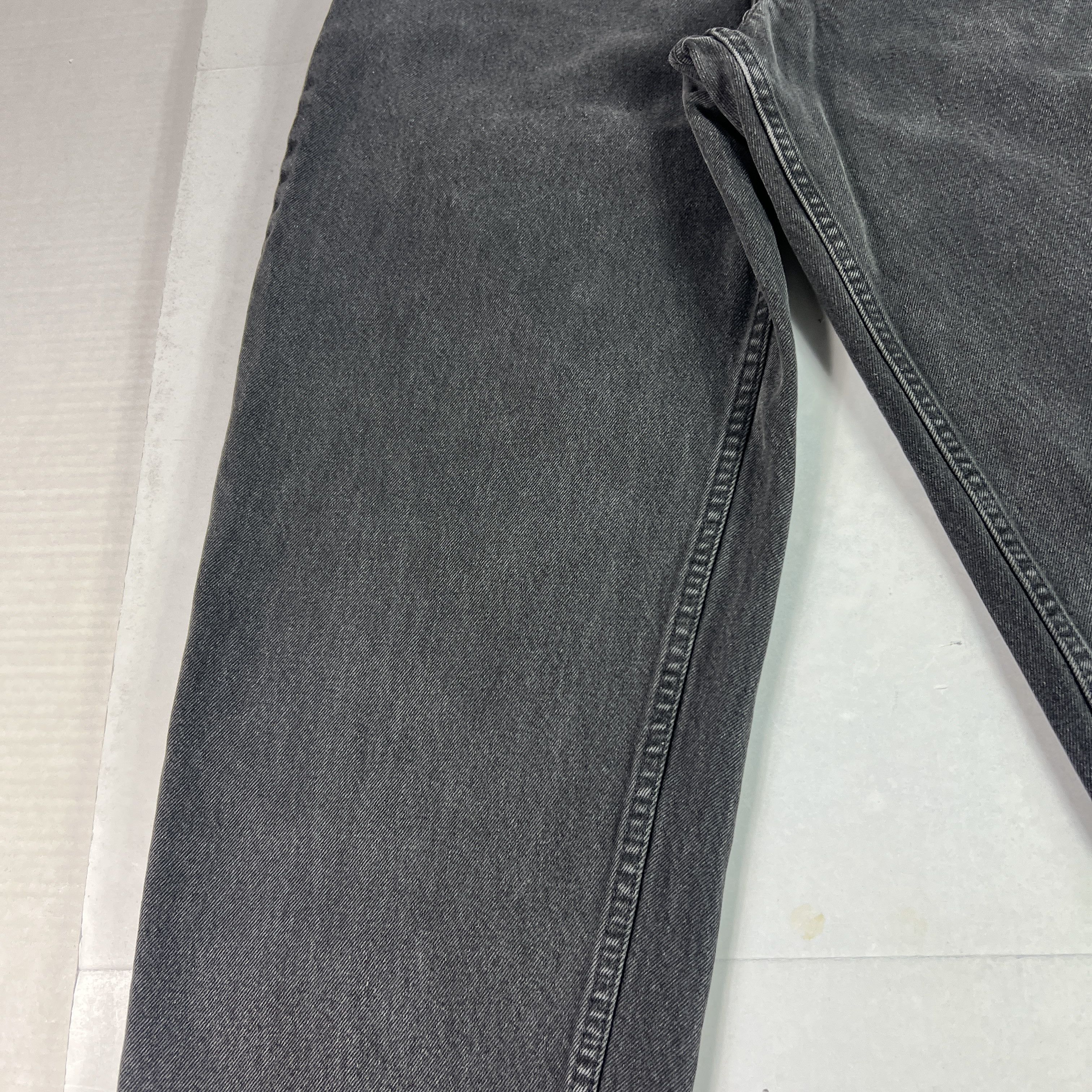 Levi's VTG 90s Levi's Jean 560 Loose Taper Black Denim Orange Tab Size US 32 / EU 48 - 6 Thumbnail
