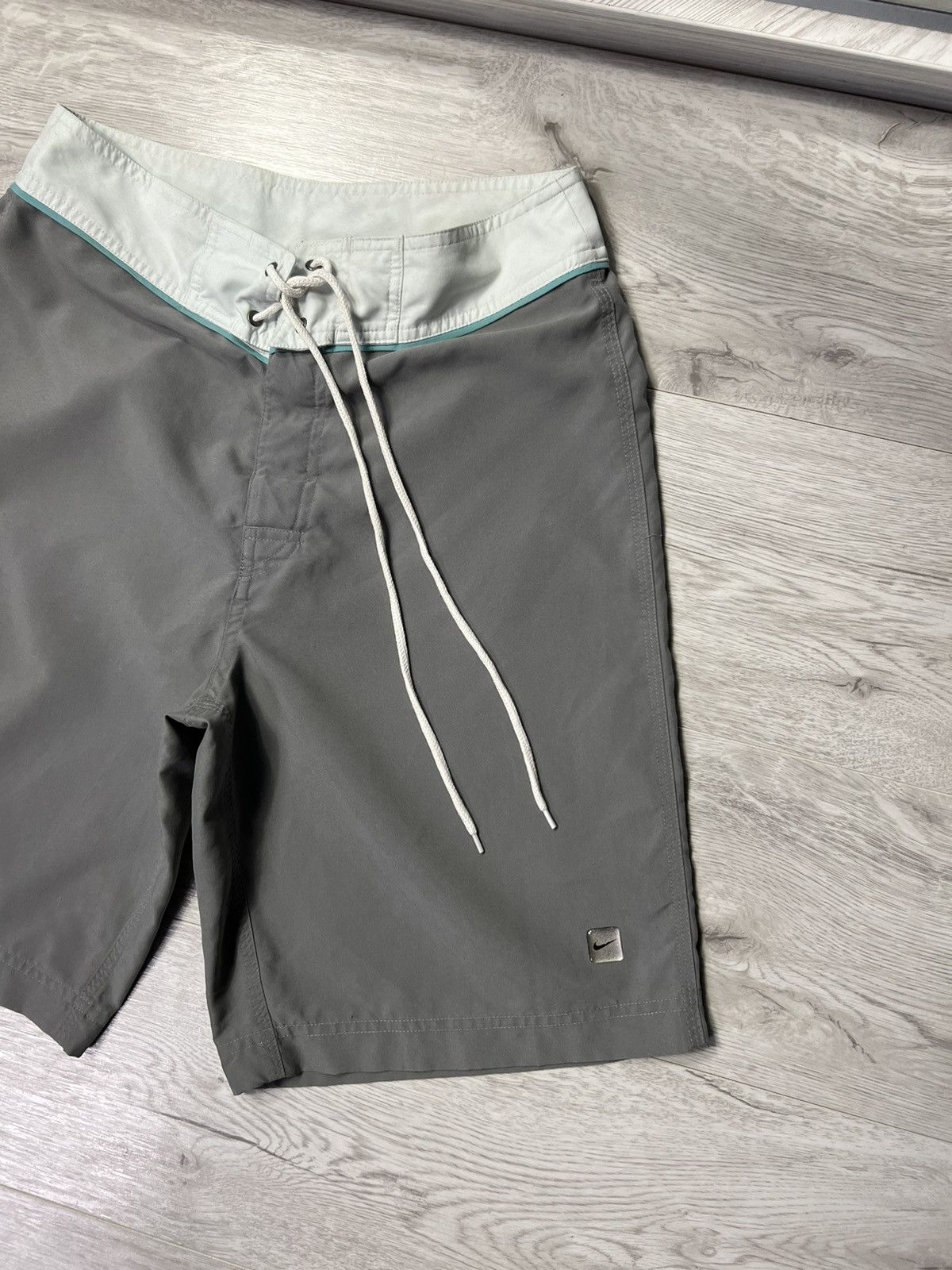 Nike × Vintage Vintage Nike SPRTSDLX Nylon Swimming Shorts Boxy Logo Size US 30 / EU 46 - 2 Thumbnail