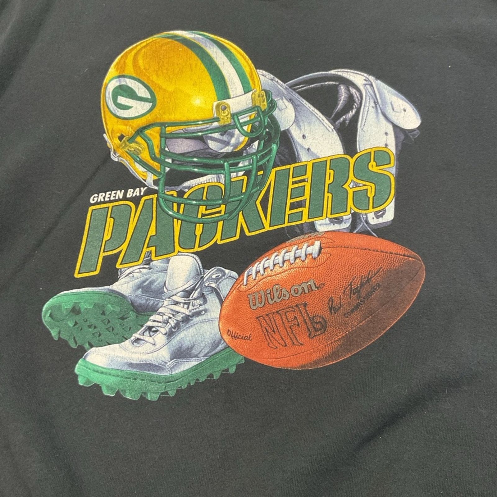 Fruit Of The Loom Vintage 90’s NFL Green Bay Packers Sweater Size US XL / EU 56 / 4 - 4 Thumbnail