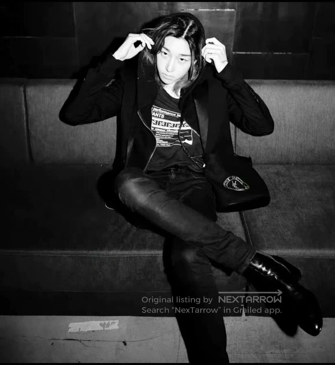 Saint Laurent Paris Saint Laurent SLP Black Denim Pants. Size US 29 - 6 Thumbnail