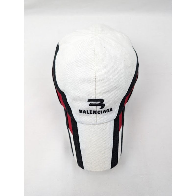 Balenciaga o1rshd1 Q:3 / Size:L/ Tracksuit Hat / Cap in White/Black/Red Size ONE SIZE - 2 Thumbnail